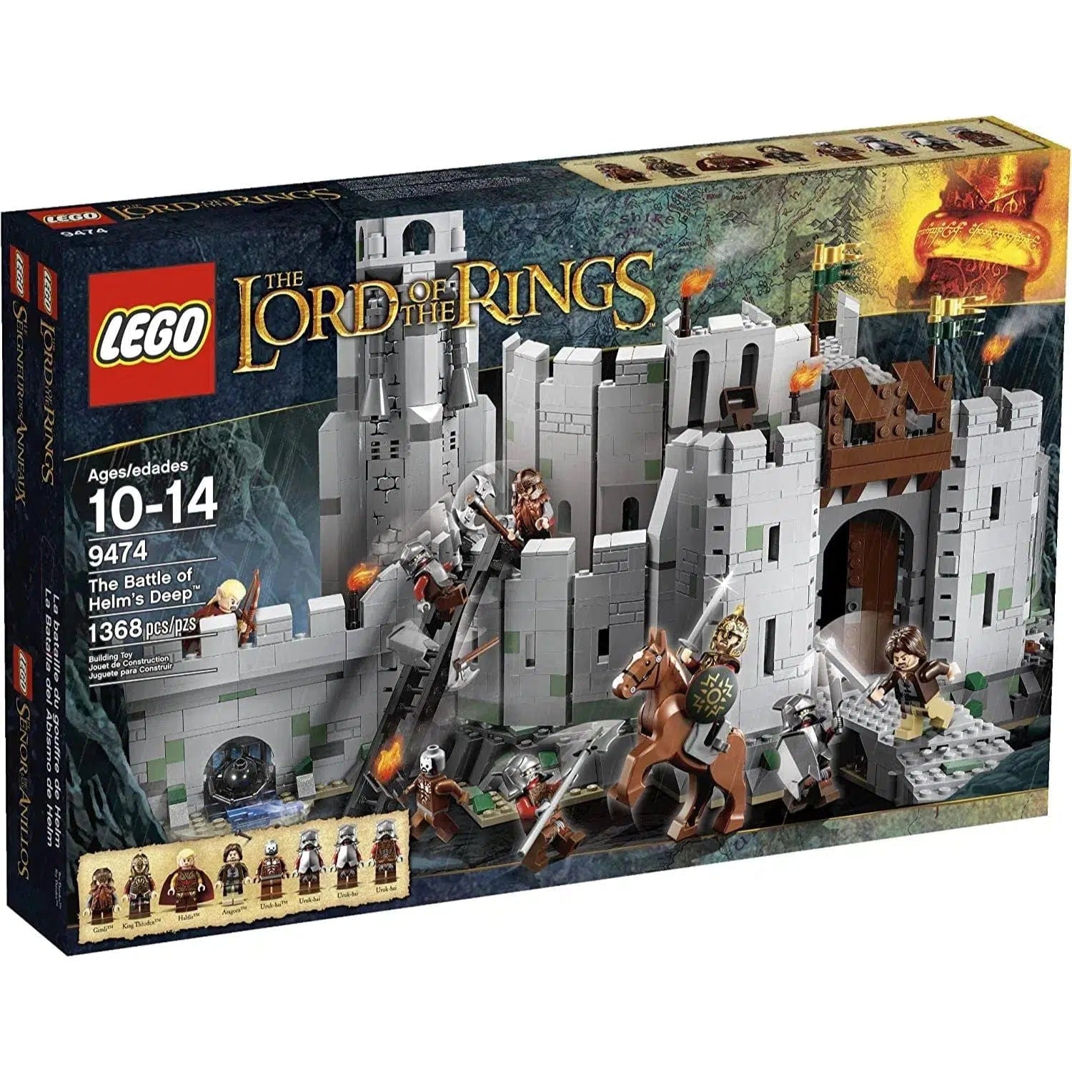 Stress-relieving LEGO buildingLEGO [The Lord of the Rings] - The Battle of Helm's Deep (9474)