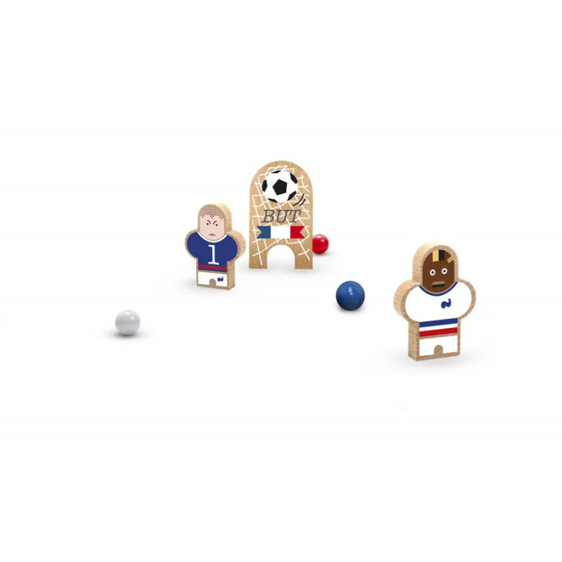 eco-friendly wooden toys made from sustainable materials                   Les Jouets Libres Rouletabille Football Club - France & England