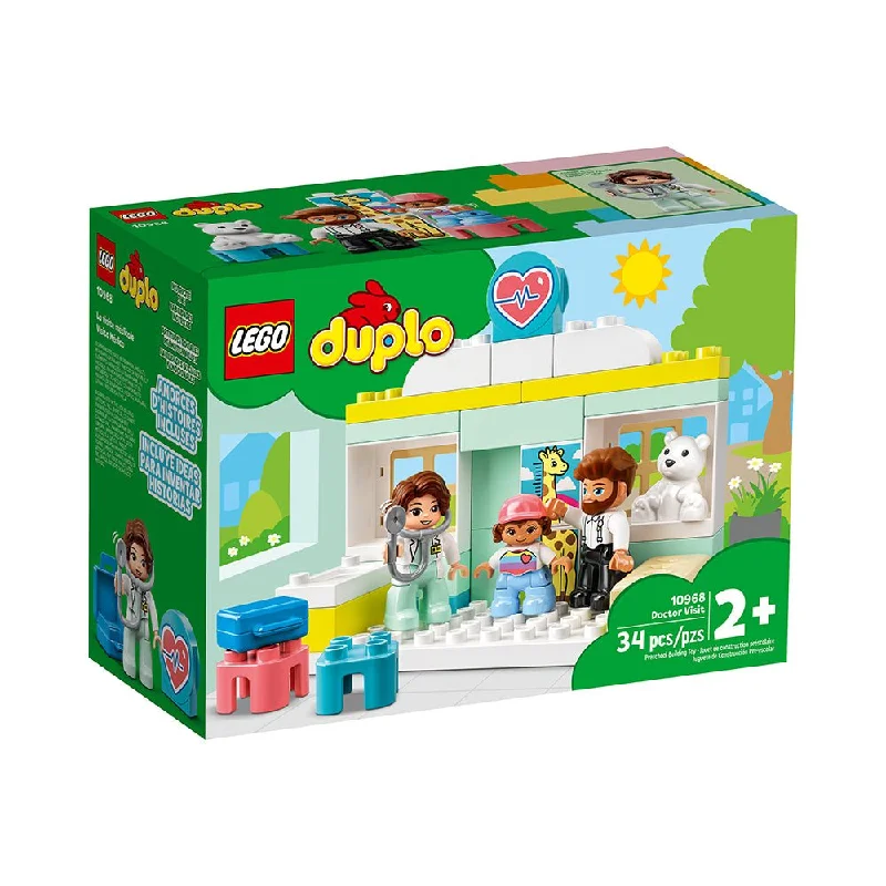 Intricately designed LEGOLEGO DUPLO Rescue Doctor Visit 10968 Building Toy (34 Pieces)