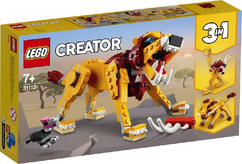 Providing a tactile learning experience LEGOLEGO 31112 Creator Wild Lion
