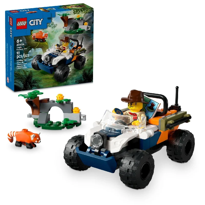 Promoting critical thinking LEGO challengesLEGO® City Jungle Explorer ATV Red Panda Mission Set 60424