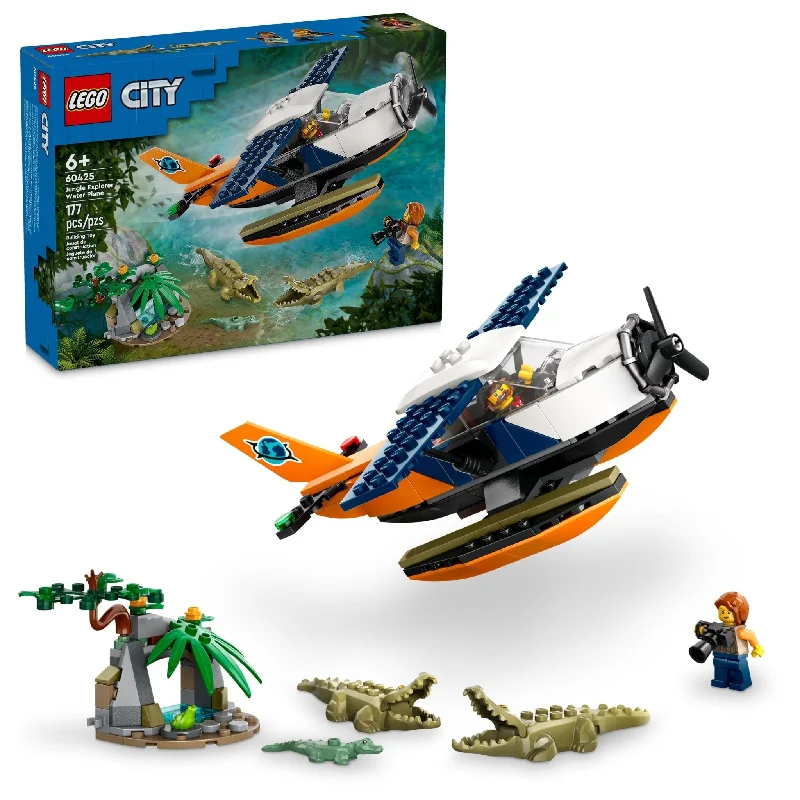 Promoting fine art skills LEGO modelsLEGO® City Jungle Explorer Water Plane Toy Set 60425