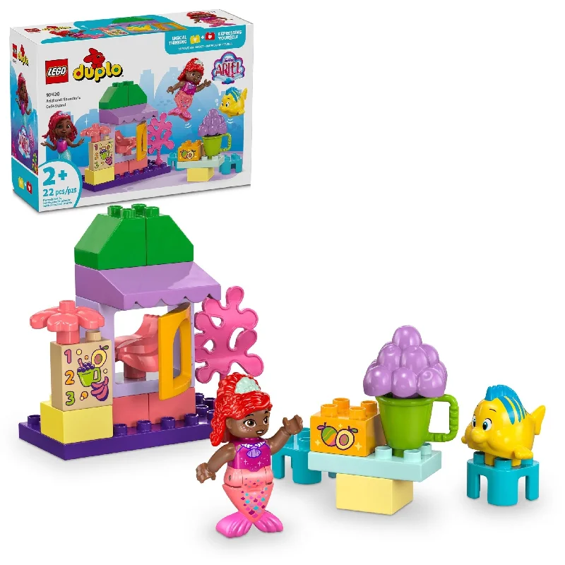 Thematically rich LEGO setsLEGO® DUPLO® Disney Ariel and Flounder’s Café Stand 10420
