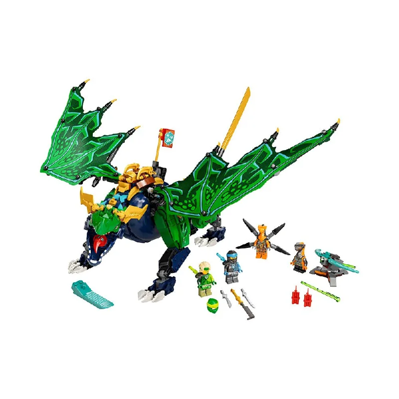 Stress-relieving LEGO buildingLEGO NINJAGO Lloyd’s Legendary Dragon 71766 Building Kit (747 Pieces)