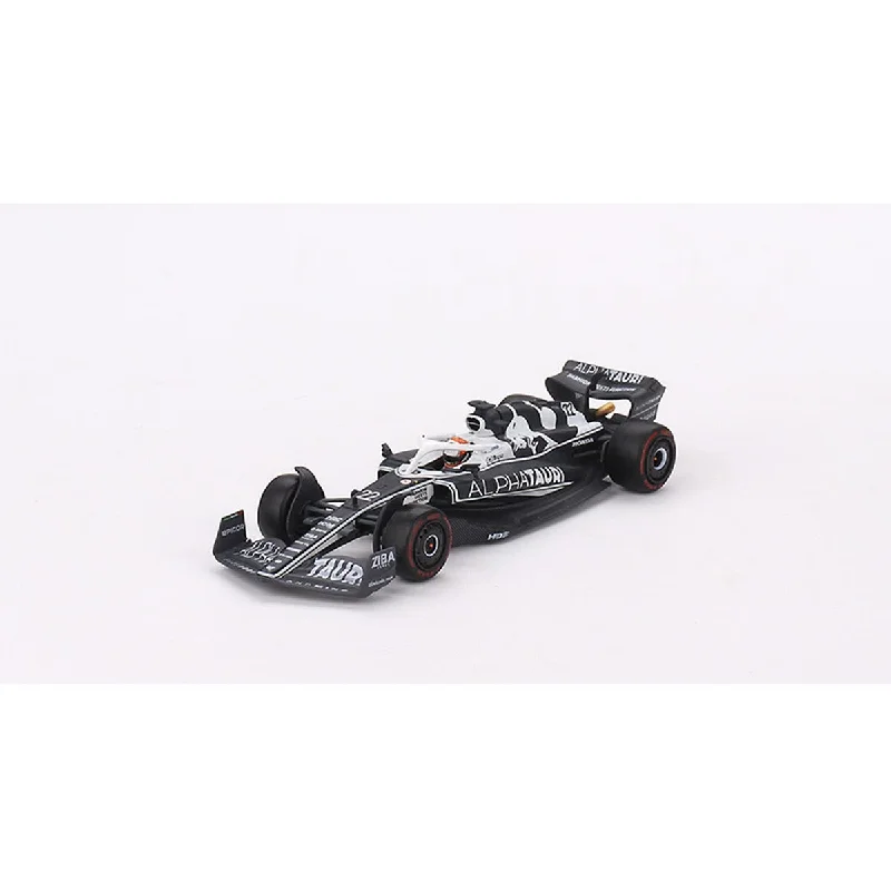 High-quality toy cars AlphaTauri AT03 #22 Yuki Tsunoda 2022 Abu Dhabi Grand Prix - 1:64 Scale Diecast Model Car