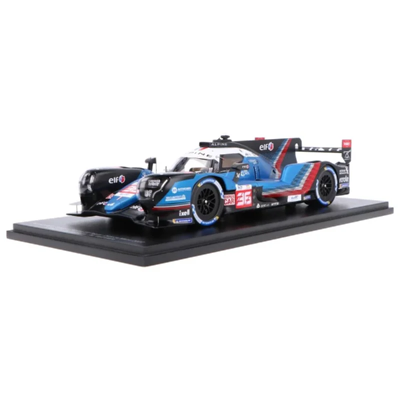Realistic toy carsAlpine A480 - Gibson No.36 Alpine Elf Team - 24H Le Mans 2022 - A. NegrÃ£o - N. Lapierre - M. VaxiviÃ¨re.  With Acrylic Cover - 1:18 Scale Resin Model Car