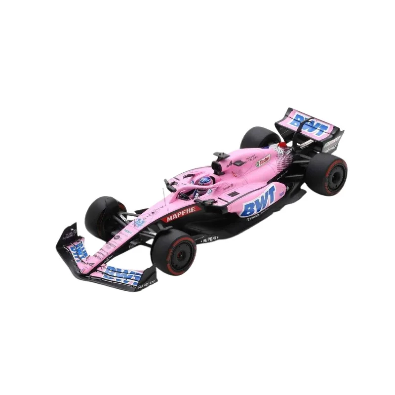 High-quality materials toys Alpine A522 No.14 BWT Alpine F1 Team - 9th Bahrain GP 2022 - Fernando Alonso - 1:18 Scale Resin Model Car