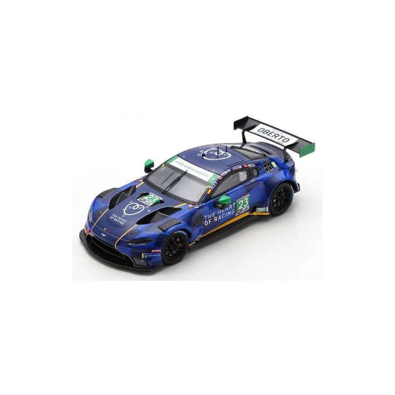 Playful toys Aston Martin Vantage GT3 No.23 Heart Of Racing Team - 24H Daytona 2020 - A. Riberas - R. de Angelis - I. James - N. Thiim.  Limited 300 - 1:43 Scale Resin Model Car