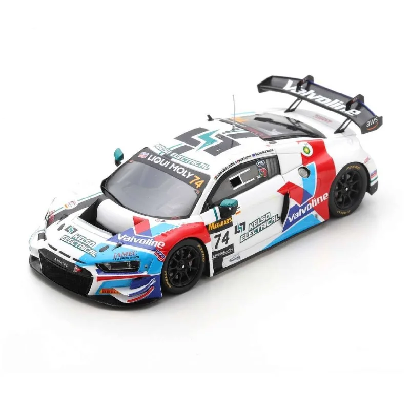 Fun toy carsAudi R8 LMS GT3 No.74 Audi Sport Team Valvoline - 4th Bathurst 12H 2022 - K. van der Linde - N. Berthon - B. Schumacher.  Limited 400 - 1:43 Scale Resin Model Car