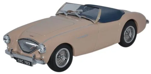 Enthusiastic toysOxford Diecast Austin-Healey 100 BN1 (Tonneau) Coronet Cream - 1:43 Sc
