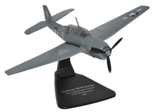Realistic toy carsOxford Diecast Avenger Bush USS Jacinto 1943 1:72 Scale Model Aircraft