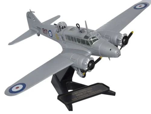 High-quality toy cars Oxford Diecast Avro Anson 217 Sqaudron RAF 1:72 Model Aircraft