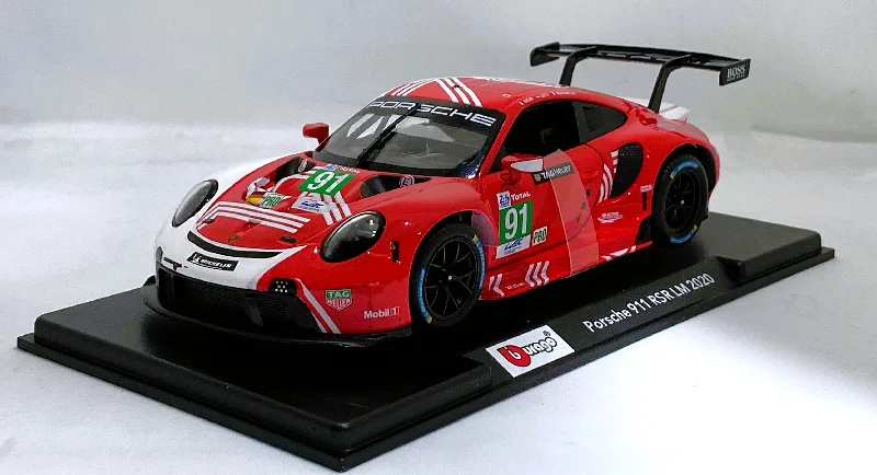 Fun toy carsBburago RACING series Porsche 911 RSR LeMans 2020 1/24