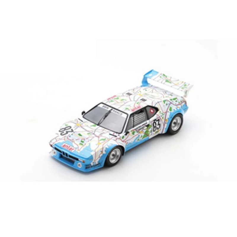 High-quality toy cars BMW M1 No.83 24H Le Mans 1980 - D. Pironi - D. Quester - M. Mignot - 1:18 Scale Resin Model Car