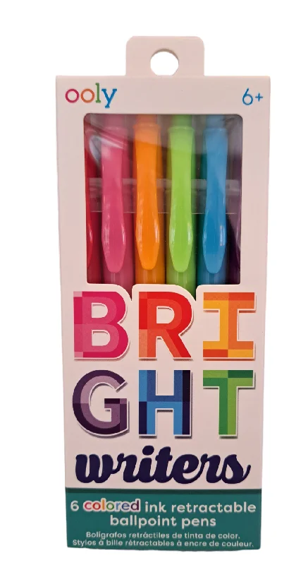 Educational games Bright Writers - Coloured Ink Retractable Ballpoint Pens