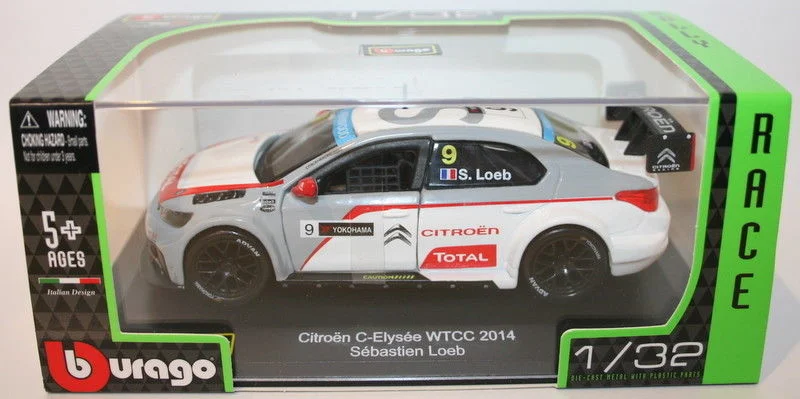 Enthusiastic toysBurago 1/32 Scale 18-41049 - Citroen C-Elysee WTCC 2014 Sebastien Loeb