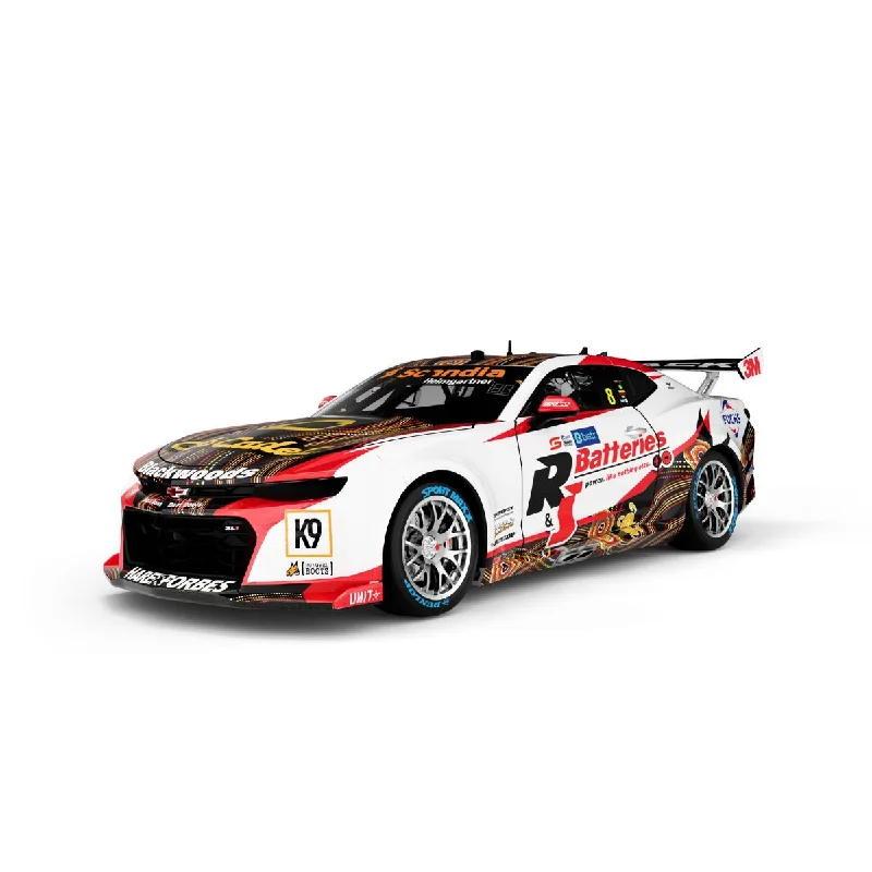 Durable toysCHEVROLET CAMARO GEN3 ZL1 - BJR - HEIMGARTNER #8 - 2023 Betr Darwin Triple Crown - Race 15 RUNNER-UP - Indigenous Livery - 1:18 Scale Diecast Model Car