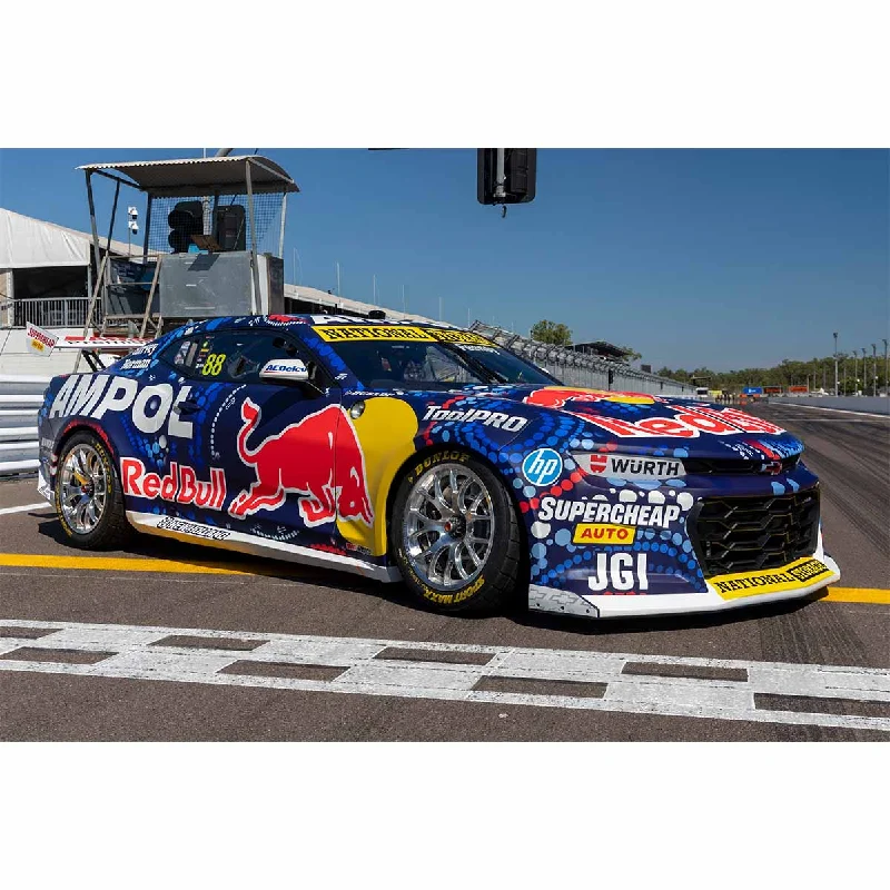 High-quality toy cars CHEVROLET CAMARO GEN3 ZL1 - RED BULL AMPOL RACING - FEENEY #88 - 2023 Betr Darwin Triple Crown - Race 14 WINNER - Indigenous Livery - 1:18 Scale Diecast Model Car