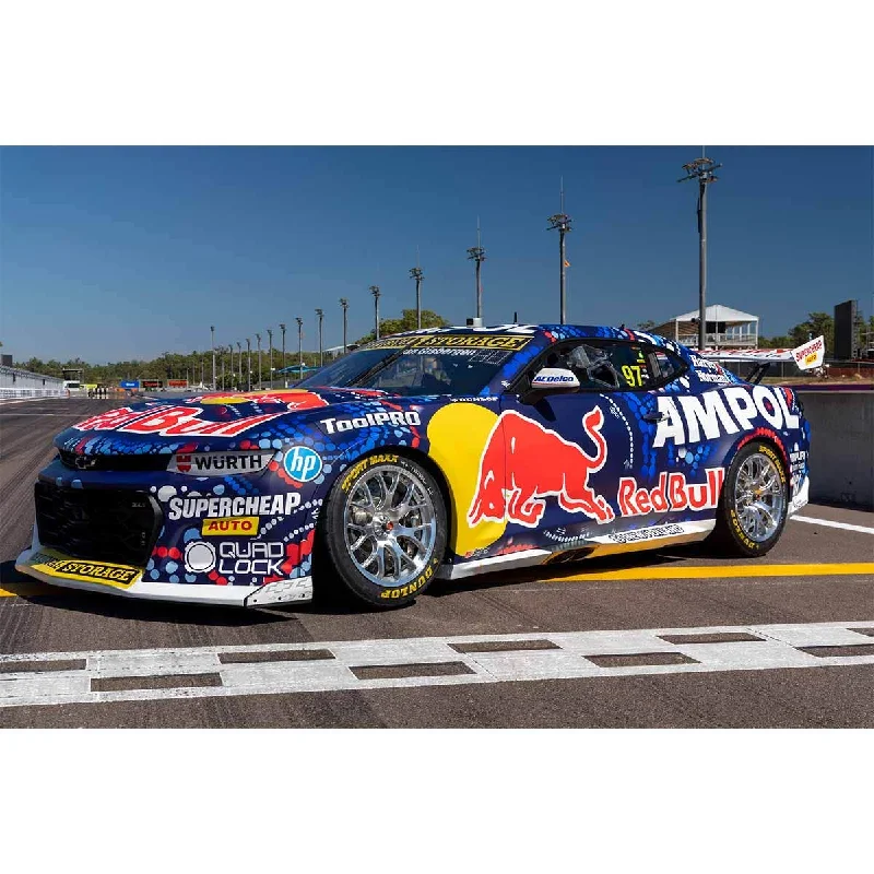 Playful toys CHEVROLET CAMARO GEN3 ZL1 - RED BULL AMPOL RACING - VAN GISBERGEN#97 - 2023 Betr Darwin Triple Crown - Race 14 Runner-Up - Indigenous Livery - 1:43 Scale Diecast Model Car