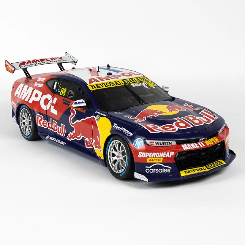 Playful toys CHEVROLET CAMARO GEN3 ZL1 - RED BULL RACING - FEENEY  #88 - Beaurepaires Melbourne 400 - Race 6 WINNER - 1:43 Scale Diecast Model Car