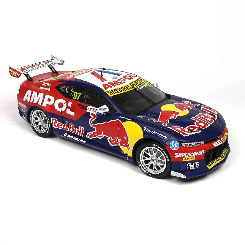 High-quality materials toys CHEVROLET CAMARO GEN3 ZL1 - RED BULL RACING - VAN GISBERGEN  #97 - Thrifty Newcastle 500 - Race 2 WINNER - 1:43 Scale Diecast Model Car