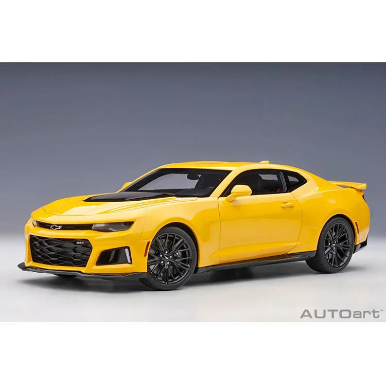 Enthusiastic toysCHEVROLET CAMARO ZL1 2017 (BRIGHT YELLOW) - 1:18 Scale Composite Model Car