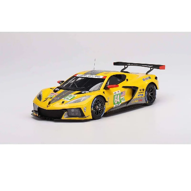 High-quality materials toys Chevrolet Corvette C8.R #64 Corvette Racing 2022 Le Mans 24 Hrs - 1:18 Scale Resin Model Car