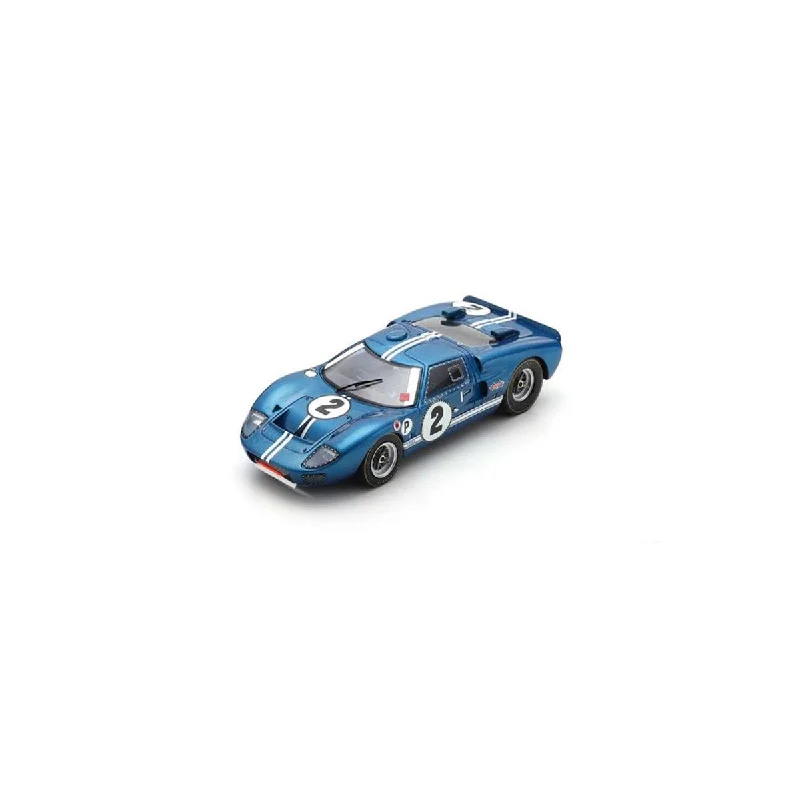 Realistic toy carsFord GT40 Mk2 No.2 2nd 12H Sebring 1967 - A. Foyt - L. Ruby - Limited 500 - 1:43 Scale Resin Model Car