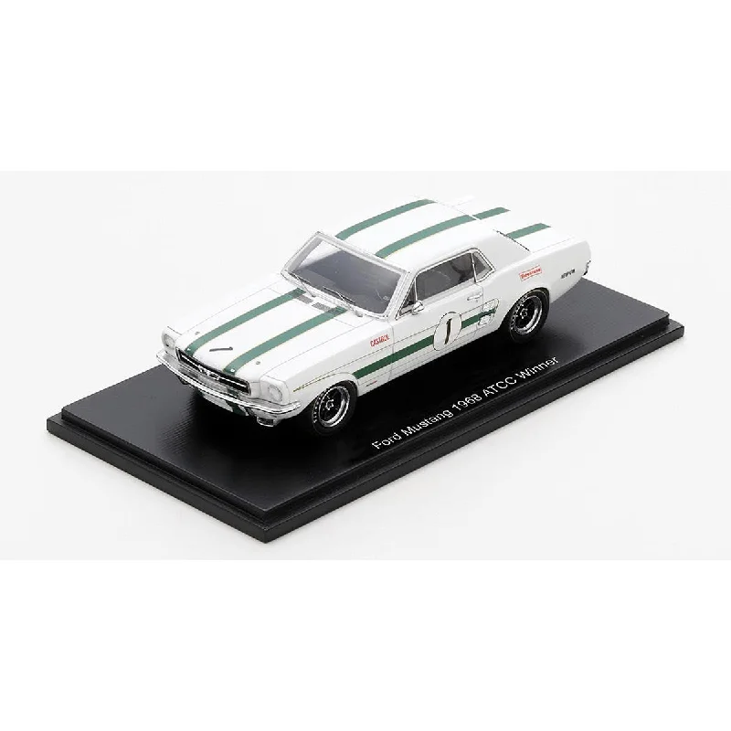 High-quality materials toys FORD MUSTANG - 1968 ATCC WINNER - GEOGHEGAN - 1:43 Scale Resin Model Car