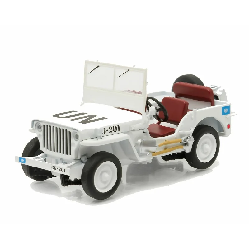 High-quality materials toys GREENLIGHT 1/43 Jeep Willy's United Nations