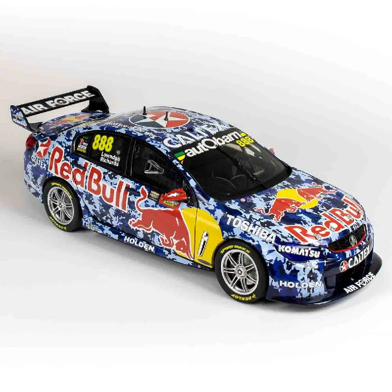 Fun toy carsHOLDEN VF COMMODORE - RED BULL RACING #888 - LOWNDES/RICHARDS - 2014 BATHURST 1000 AIR FORCE LIVERY - 1:43 Scale Diecast Model Car
