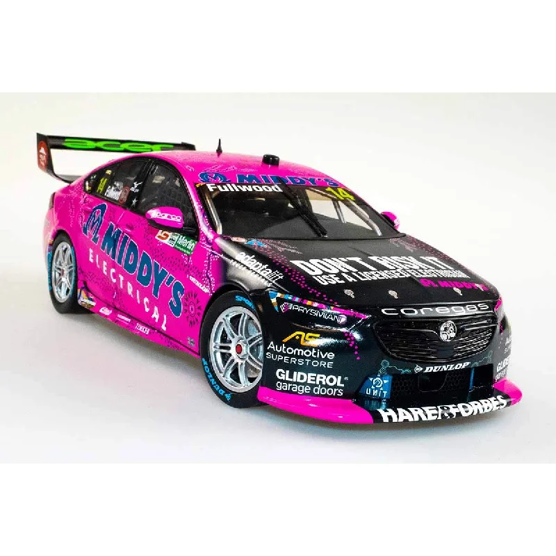 Realistic toy carsHOLDEN ZB COMMODORE - BJR - FULLWOOD #14 Middy's Electrical - Merlin Darwin Triple Crown - Race 18 - 1:43 Scale Diecast Model Car