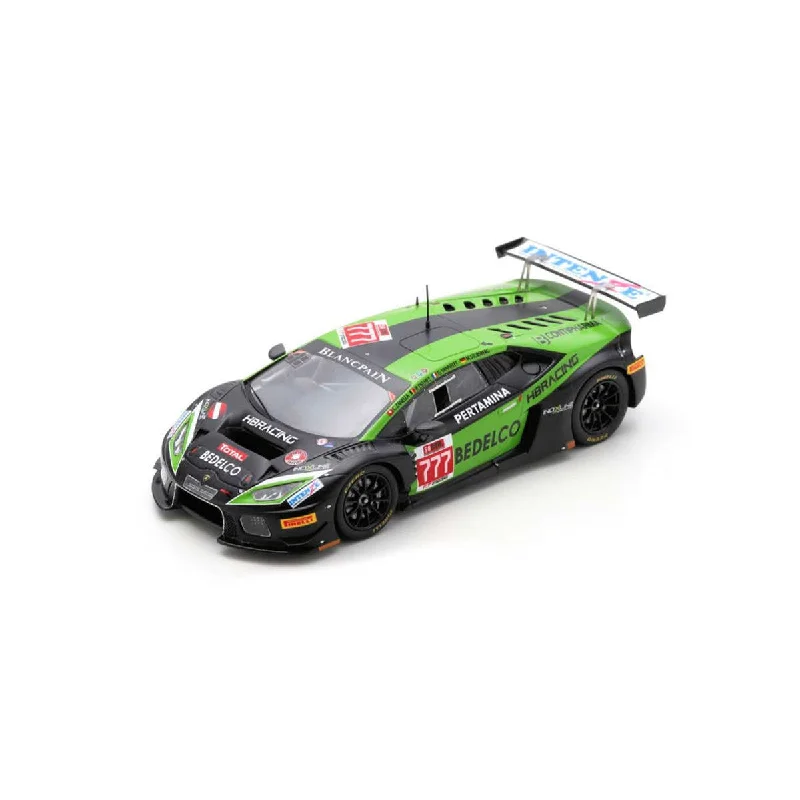Durable toysLamborghini Huracan GT3 No.777 Team HB Racing 24H Spa 2017 Limited 300 - 1:43 Scale Resin Model Car