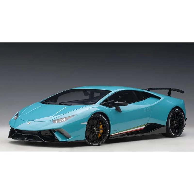Enthusiastic toysLAMBORGHINI HURACAN PERFORMANTE (BLU GLAUCO/SOLID BLUE) - 1:12 Scale Composite Model Car
