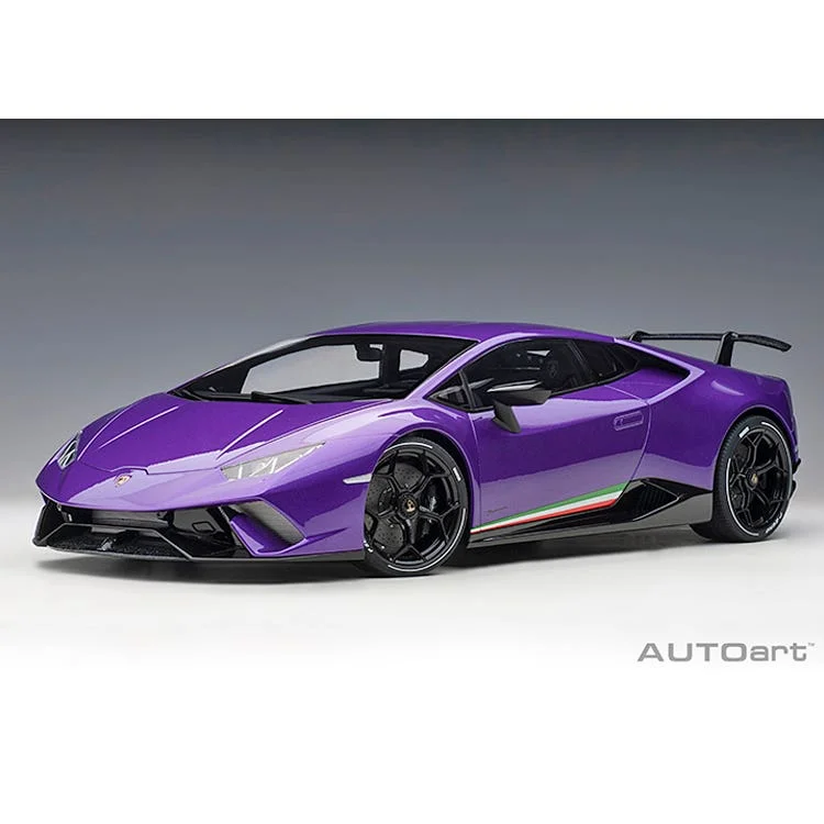 Durable toysLAMBORGHINI HURACAN PERFORMANTE (VIOLA PASIFAE/PEARL PURPLE) - 1:12 Scale Composite Model Car