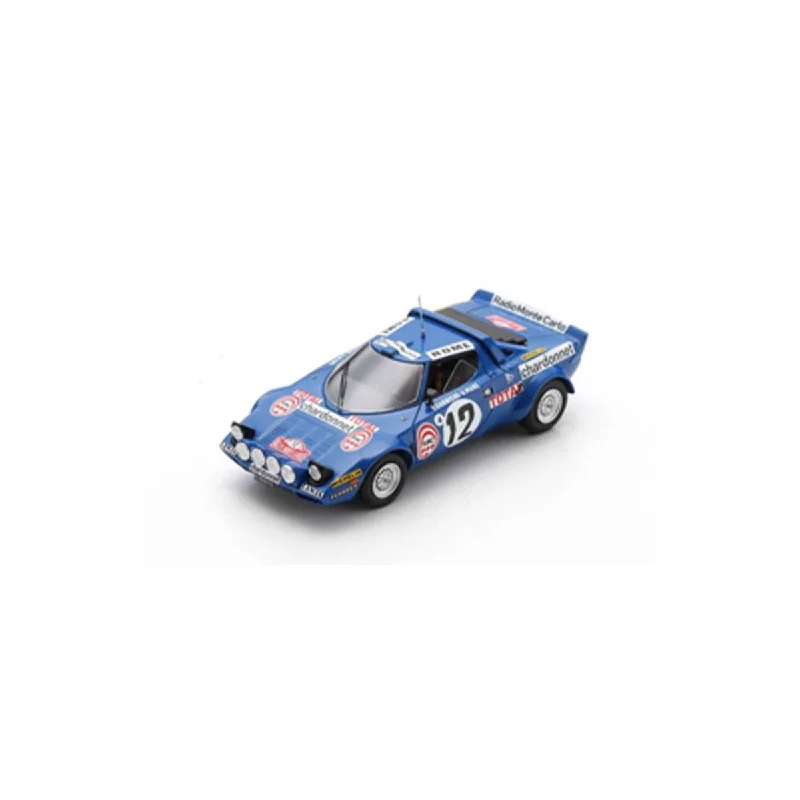 High-quality toy cars Lancia Stratos HF No.12 3rd Rally Monte Carlo 1976 - B. Darniche - A. MahÃ© - 1:43 Scale Resin Model Car