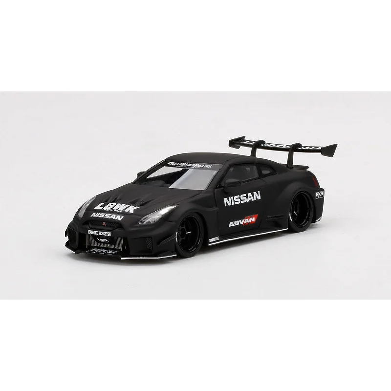Fun toy carsLB-Silhouette WORKS GT NISSAN 35GT-RR Ver.2  Matt Black LBWK - 1:43 Scale Resin Model Car