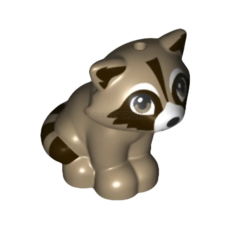 Consistently high-quality LEGO productsLEGO Minifigure Animal - Racoon, Dark Tan - Minifigure Animal [77110pb01]