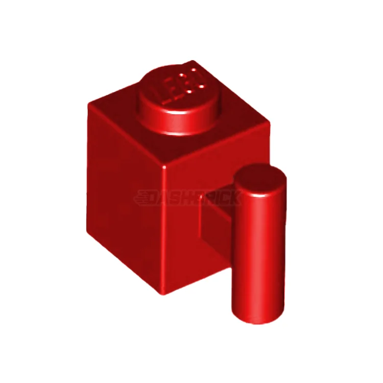 Universally loved LEGO toysLEGO Brick, Modified 1 x 1 with Bar Handle, Red [2921] 6170565