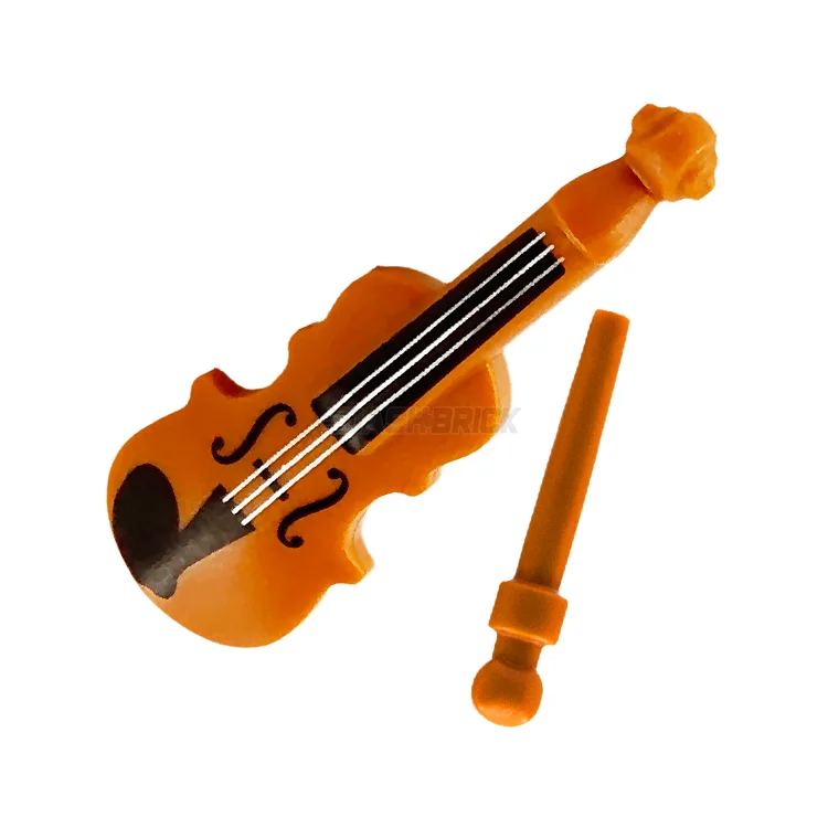 Finely detailed LEGO structuresLEGO Minifigure Accessory - Music, Violin, Instrument [69947pb01] 6327527