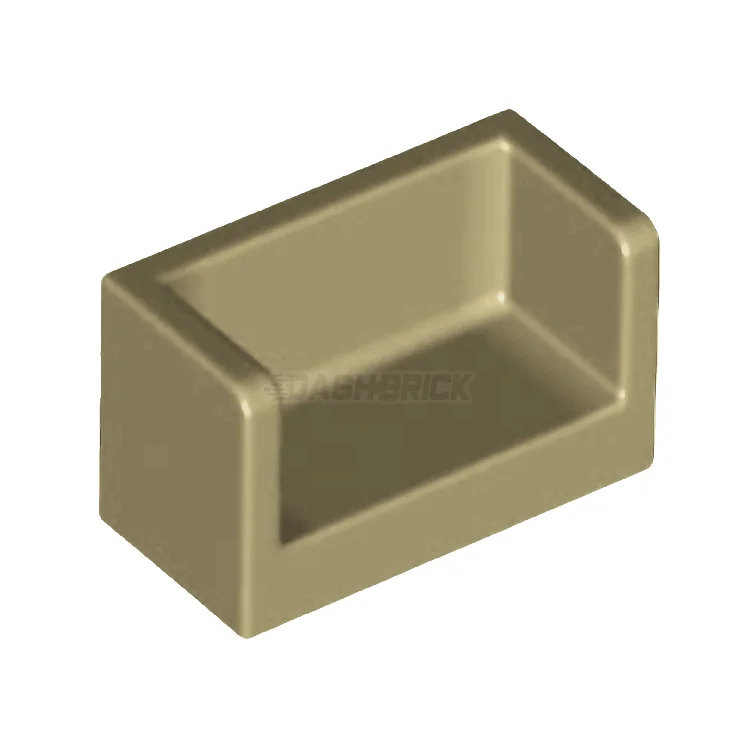 Enhancing problem-solving skills LEGOLEGO Panel 1 x 2 x 1, Rounded Corners and 2 Sides, Tan [23969]