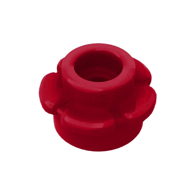 Customizable and personalized LEGO optionsLEGO Plate, Round 1 x 1 with Flower Edge (5 Petals), Dark Red [24866] 6458394