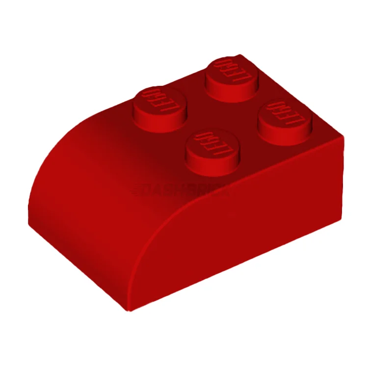 Age-appropriate LEGO toysLEGO Slope, Curved 3 x 2 x 1 with Four Studs, Red [6215] 621521