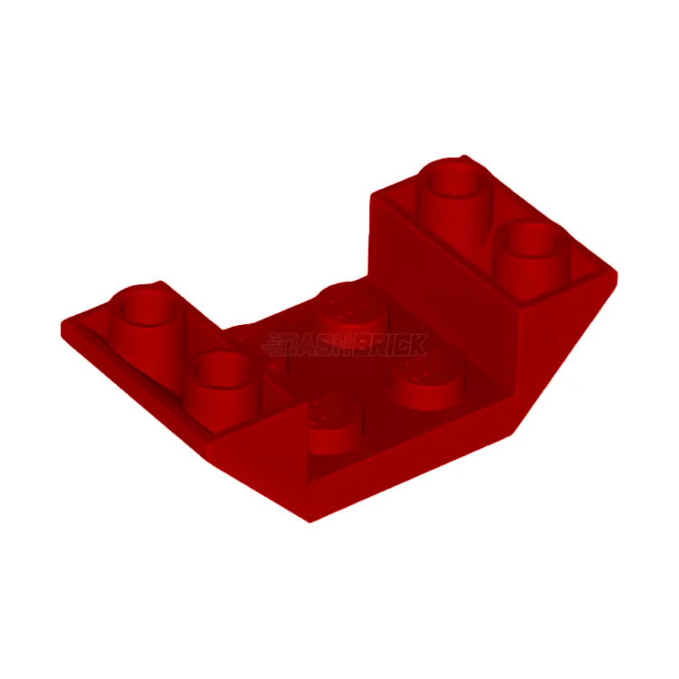Fun-filled LEGO adventuresLEGO Slope, Inverted 45 4 x 2 Double with 2 x 2 Cutout, Red [4871] 487121