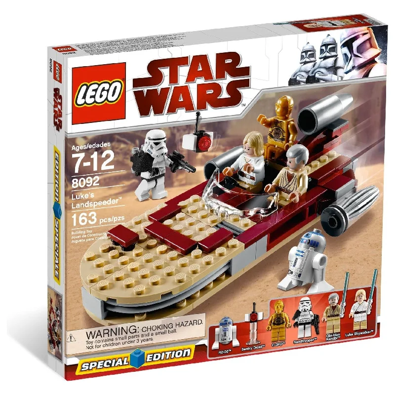 Finely detailed LEGO structuresLEGO Star Wars 8092 Luke's Landspeeder (2011 Version)