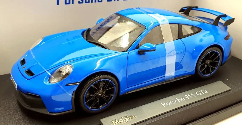 Enthusiastic toysMaisto 1/18 Scale Diecast 36458 - Porsche 911 GT3 - Blue
