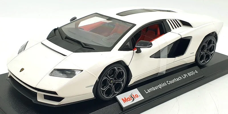 High-quality materials toys Maisto 1/18 Scale Diecast 46629 - Lamborghini Countach LPI 800-4 - White