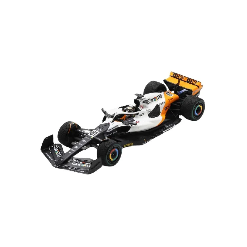 High-quality toy cars McLaren MCL60 No.81 - Oscar Piastri - 10th Monaco GP 2023 - 1:18 Scale Model Car