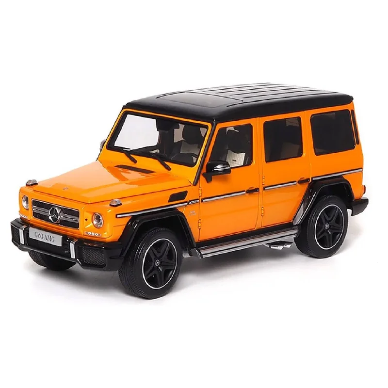 Durable toysMERCEDES-AMG G 63 (W463) 2017 - SUNSET BEAM ORANGE - 1:18 Scale Diecast Model Car