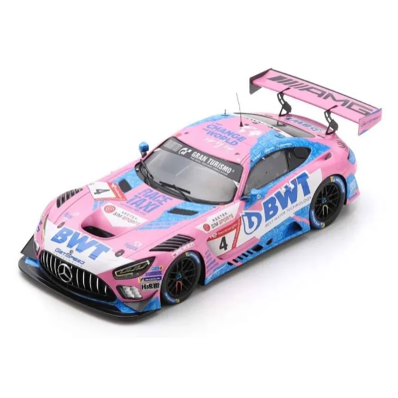 High-quality materials toys Mercedes-AMG GT3 No.4 Mercedes-AMG Team GetSpeed - 3rd 24H Nurburgring 2022 - M. Engel - J. Gounon - D. Juncadella.  Limited 300.  With Acrylic Cover - 1:18 Scale Resin Model Car
